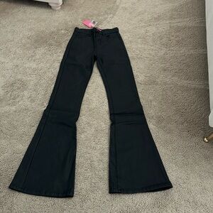 Size small Edikted brand black flared jeans brand new with tags